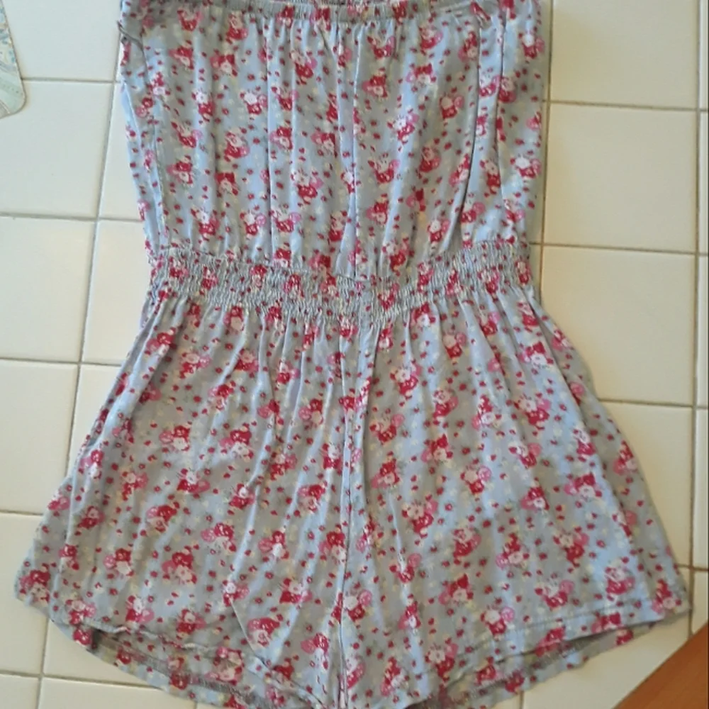 Women’s Strapless romper shorts summer pool beach sport party ruffle athleisure